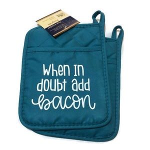 2-pk Silicone Potholder Mittens